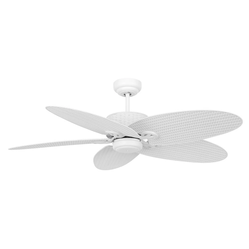 Ceiling fan Fijan white Ø132cm