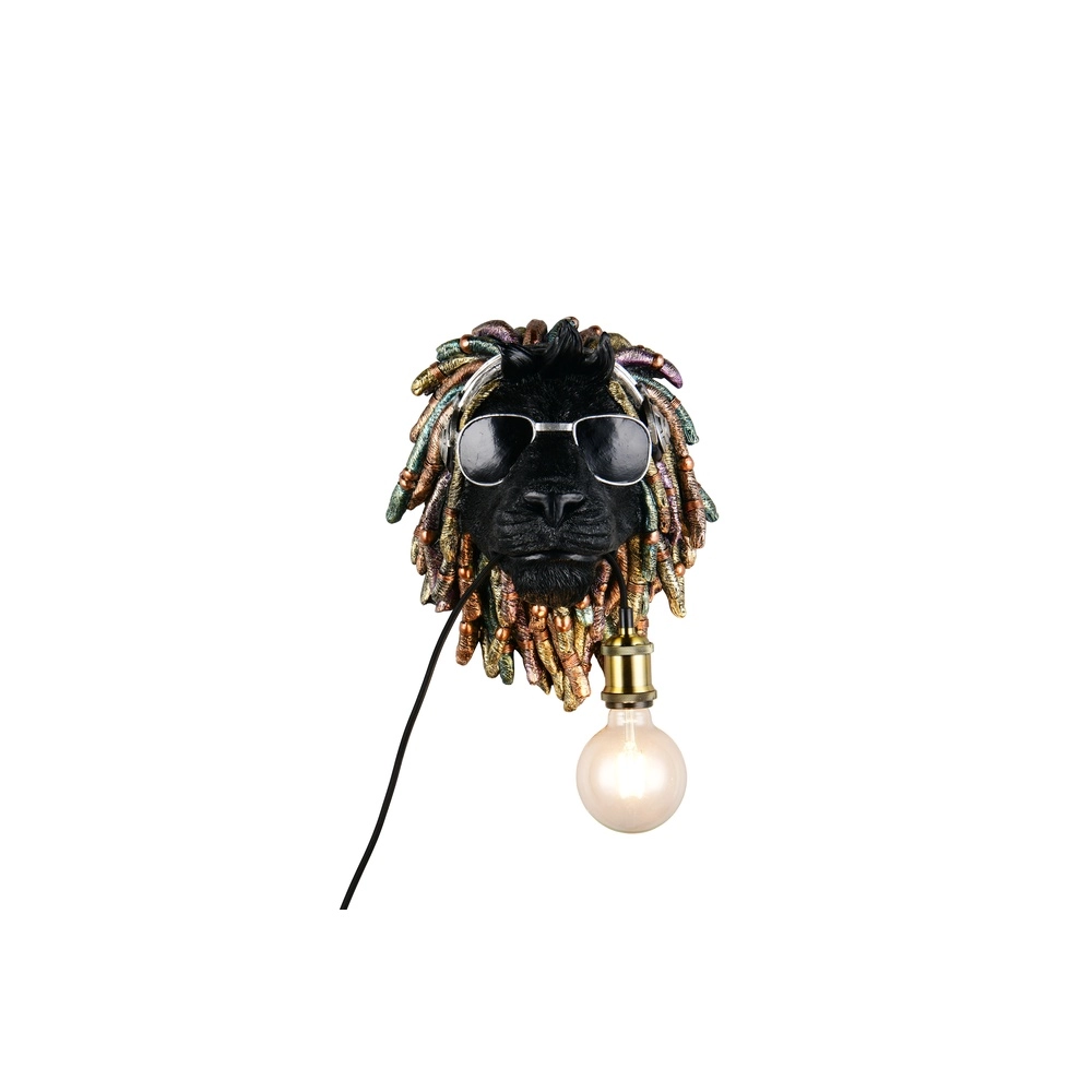 Wall lamp Leo black Trio 4017807677911