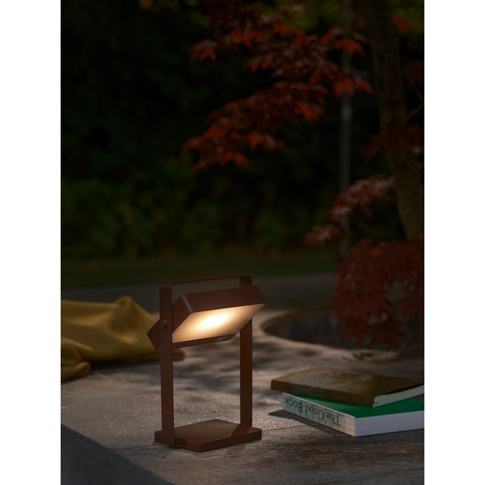 Rusty brown Saulio Solar  Table lamp