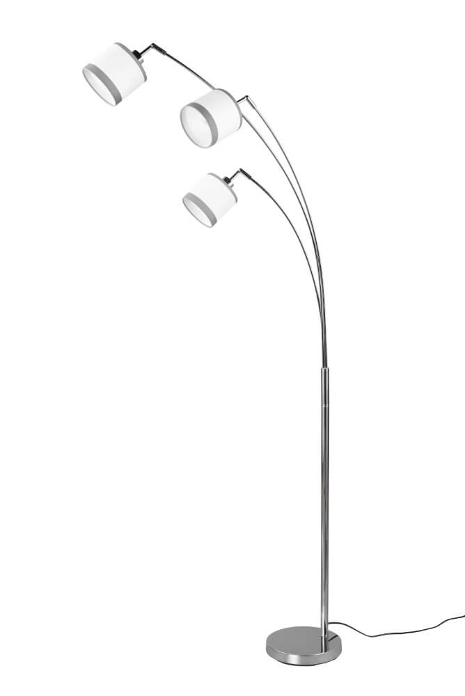 Standing lamp Davos white 3-light