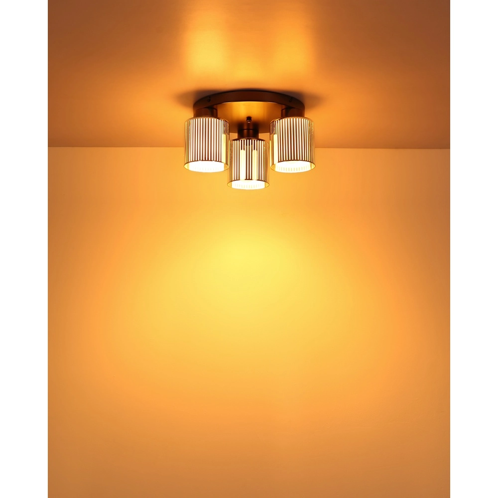 Design ceiling lamp Felicia gunmetal 3-lights Globo 9007371531950