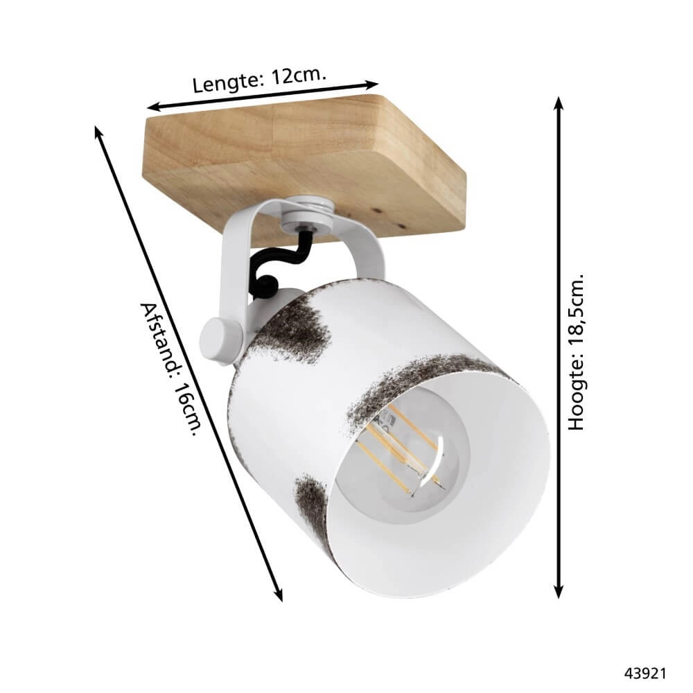 Retro ceiling spotlight Kilburn 1-light Eglo 9002759439217