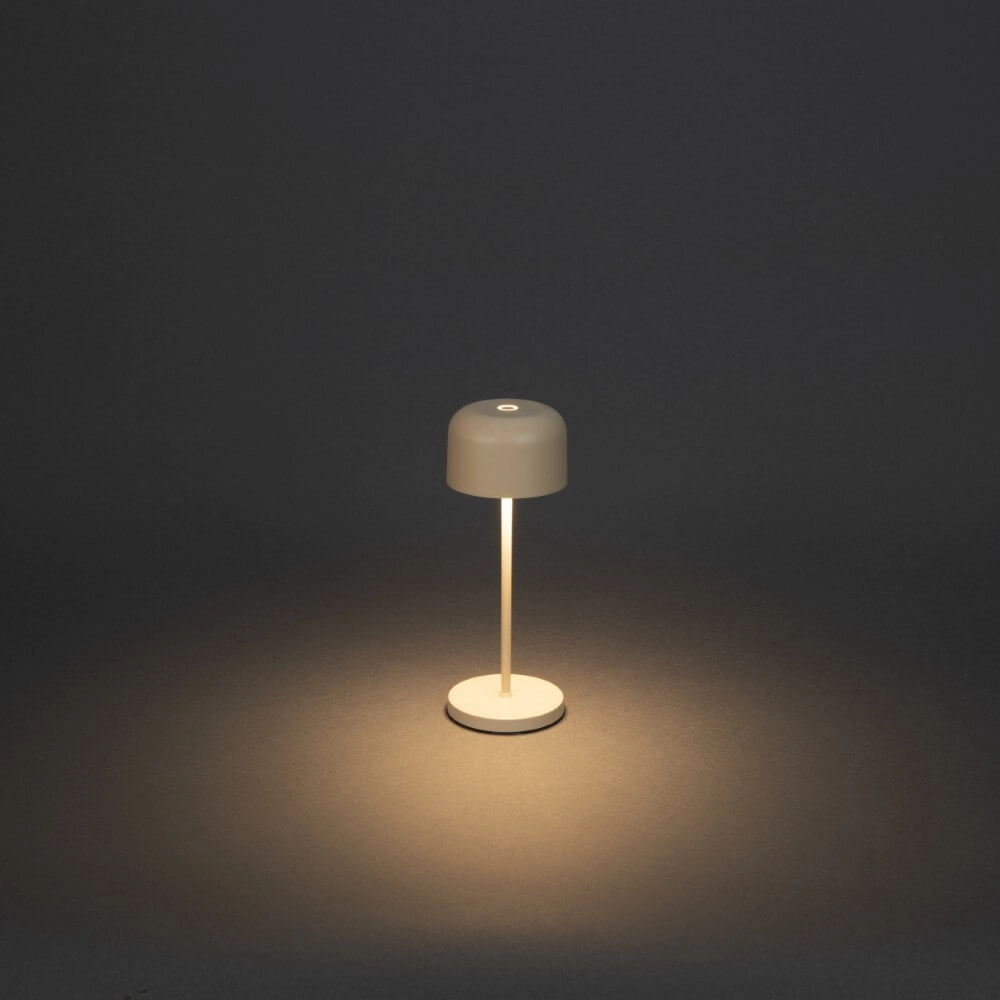 Rechargeable table lamp Lille mini Sand color KonstSmide 7318307835335