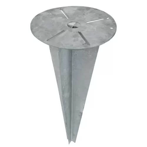 Mounting spike Rig 2 galvanized metal KS Verlichting 8714732581905