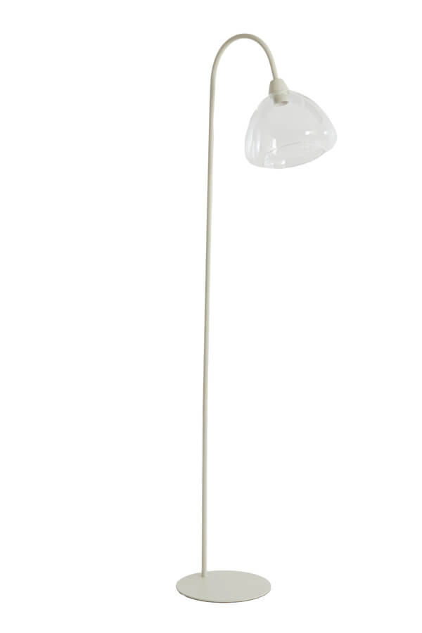 Floor lamp Bisho cream design Light & Living 8717807743383