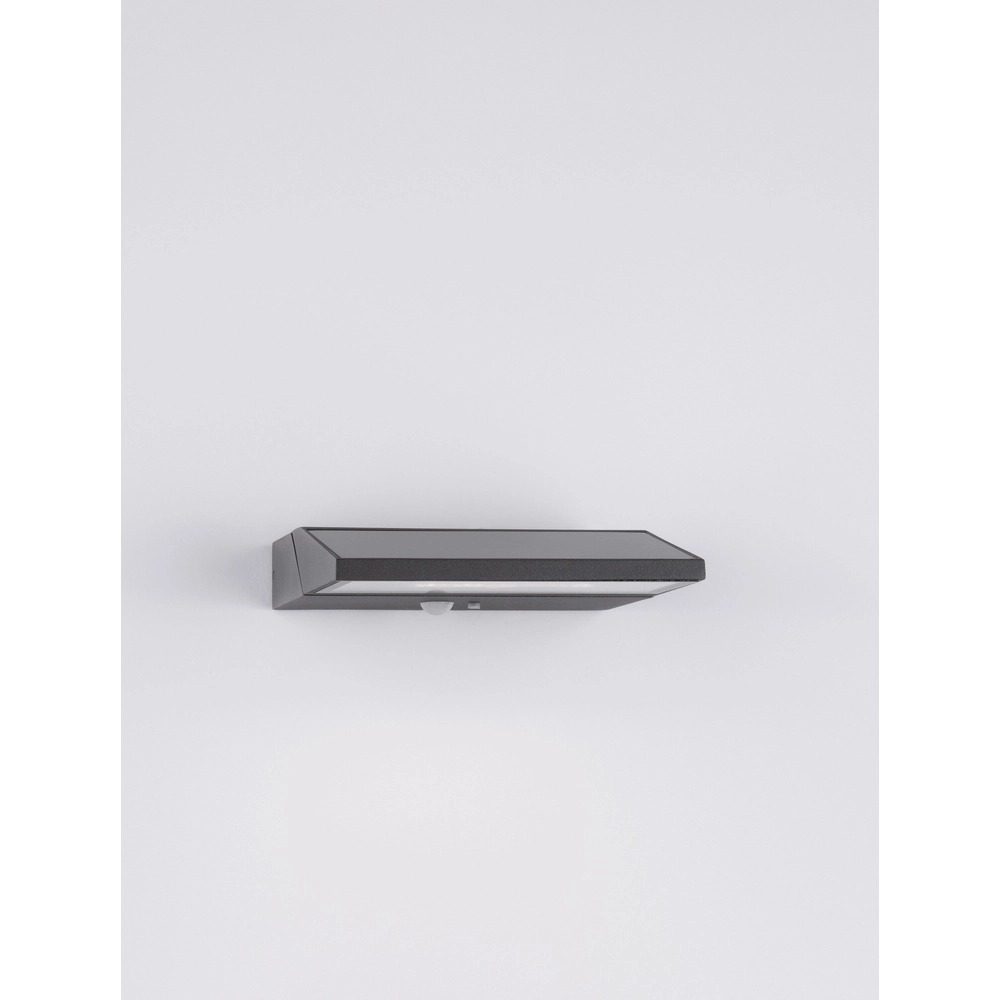 Solar wall lamp Prim anthracite Lyora 5212017432667