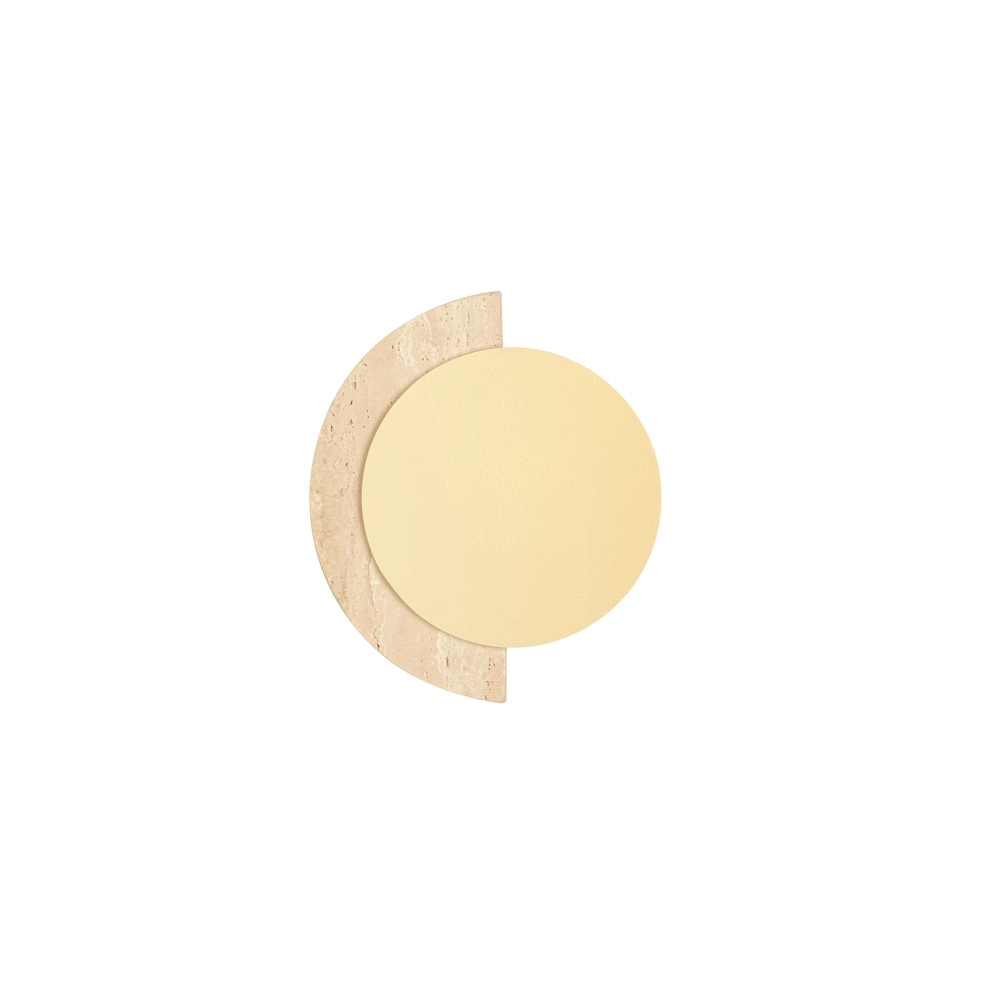 Design wall lamp Molli travertine Ø 17cm Lyora 5212063501300