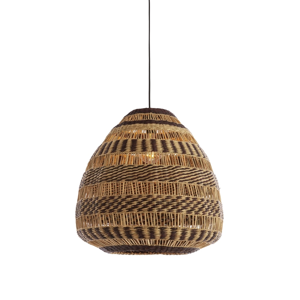 Rattan pendant lamp Soluna Ø 56cm - dark brown natural Light & Living 8717807836788