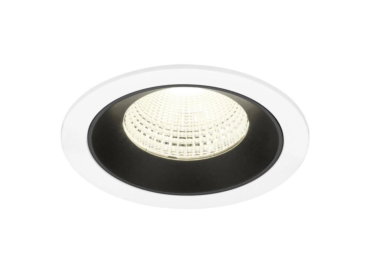 Recessed spotlight Numinos L white/black 4000K - 55deg