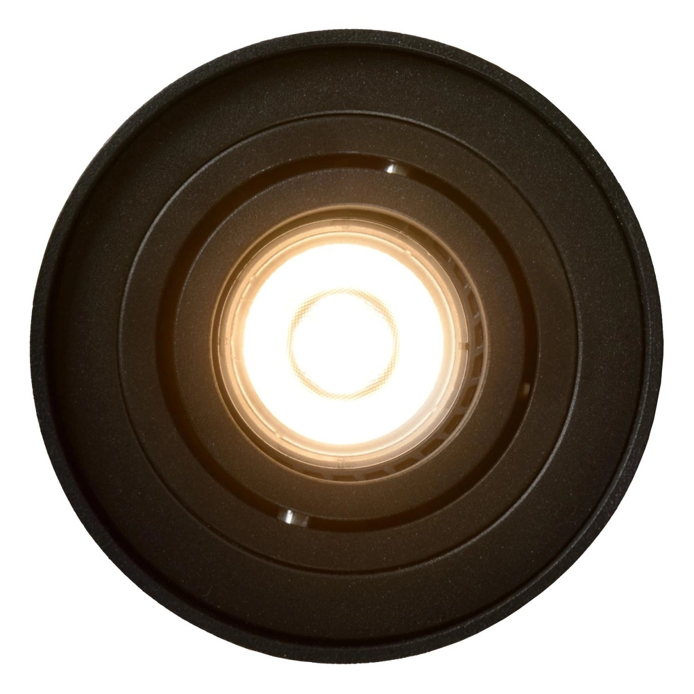 Surface-mounted ceiling spot Tube black Ø 9.6cm Lucide 5411212221278
