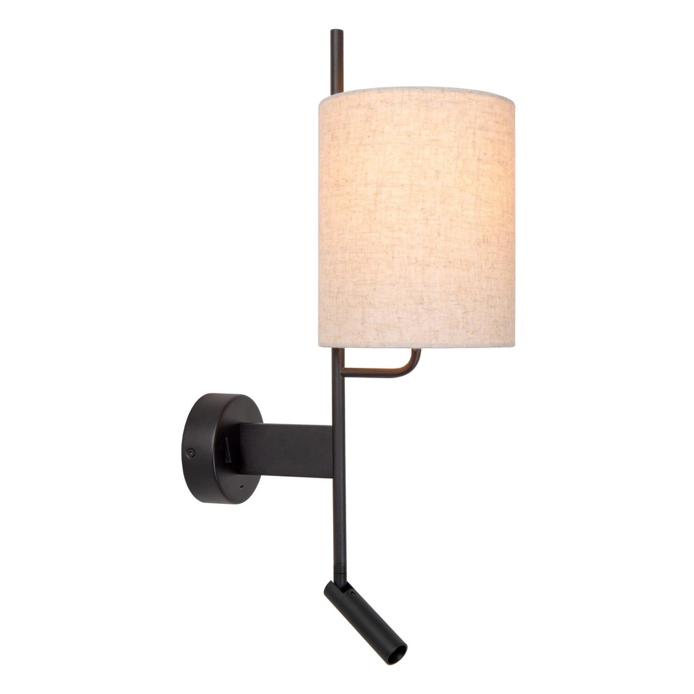 Wall lamp Magic with extra light and USB charging point Lucide 5411212680068