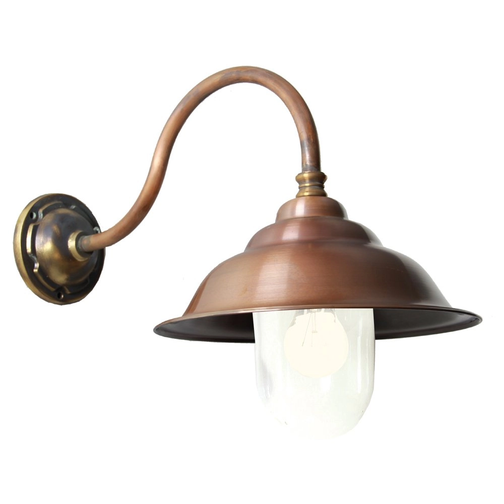 Rustic outdoor lamp Savoye II straight