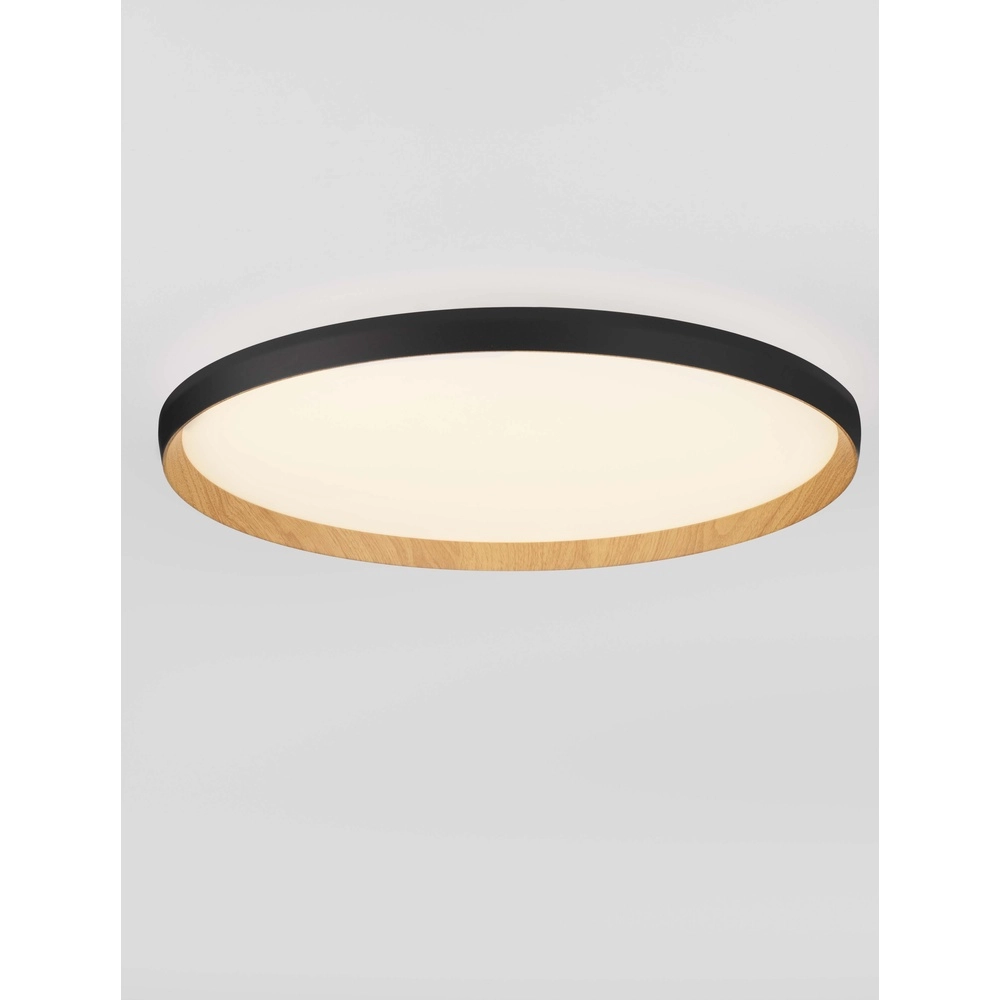 Ceiling light Vomos black Ø 60cm Lyora 5212017448781
