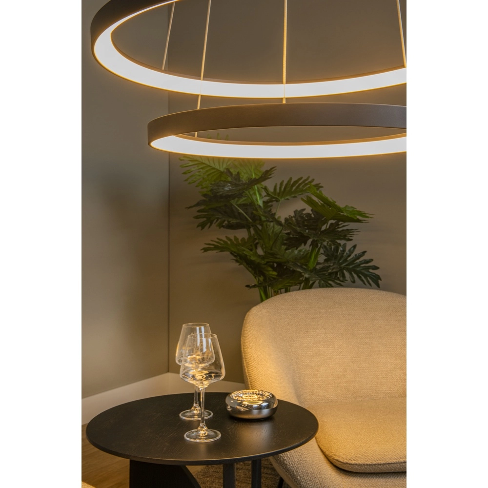 Black pendant lamp Vidal Ø 78cm sleek design Premium by Lucide 5411212460936