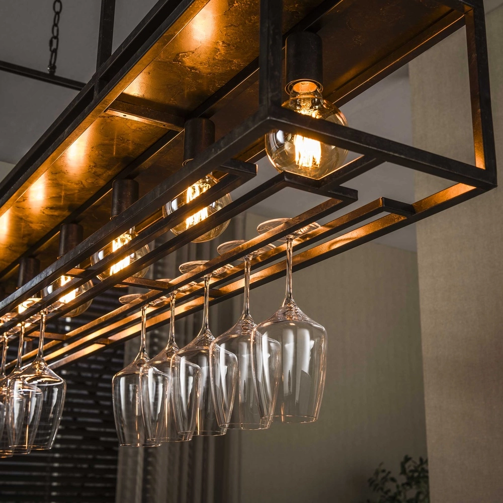 Kitchen Island Pendant Light Decorate 160cm - Urban Brown Lyora 8716803512559