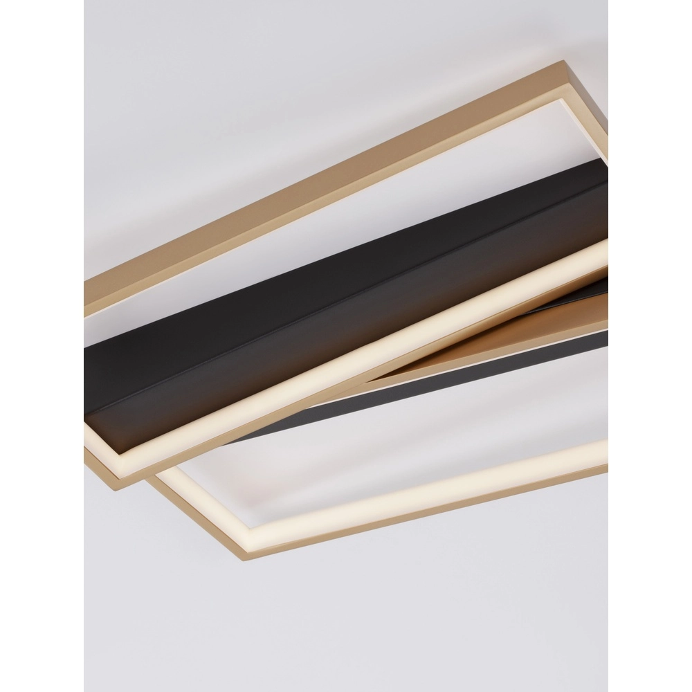 Design ceiling lamp Elize black with gold Lyora 5212017433145