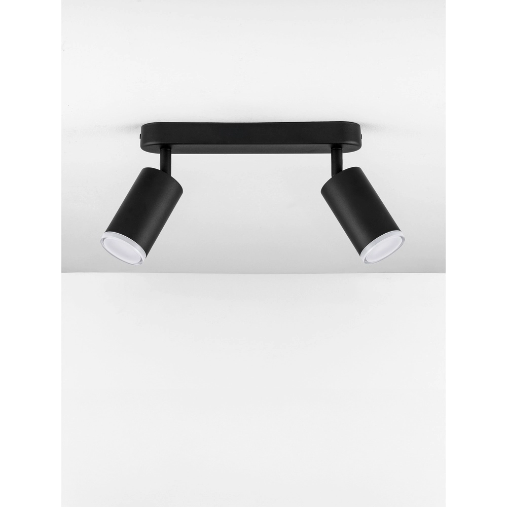 Surface-mounted spot Mao 2-light black Lyora 5212017475275
