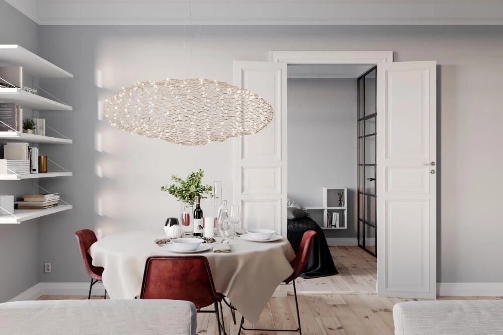 Hanging lamp Hayden gold 50cm By Rydéns 7391741012609