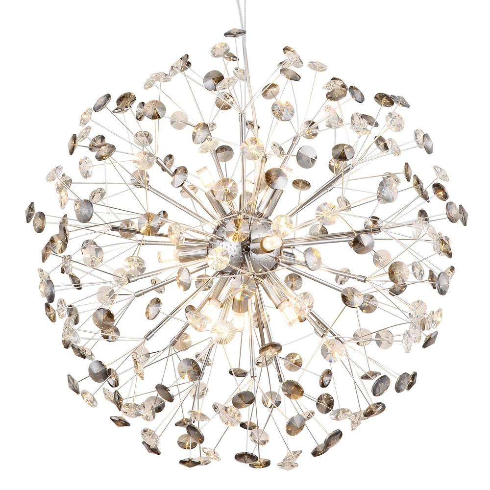 Pendant lamp Katrina chrome Ø 60cm Globo 9007371475346