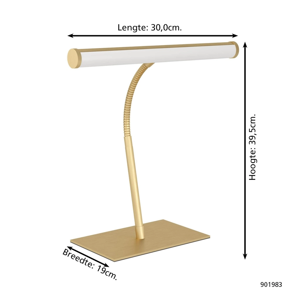 Desk lamp Riccione gold Eglo 9008606357970