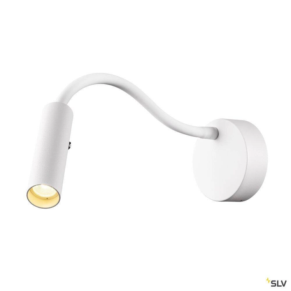 Flexible bedside lamp Karpo Goose white SLV 4024163262361