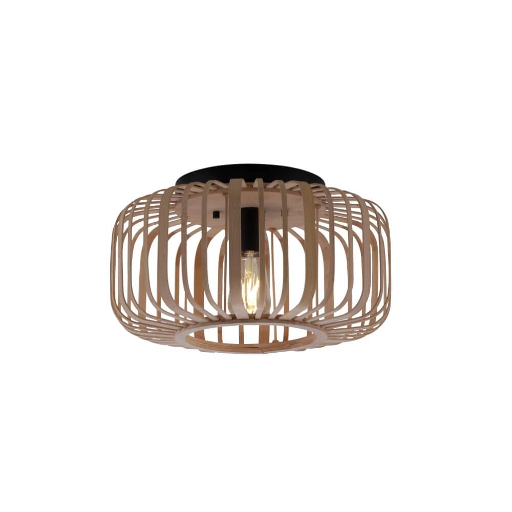 Ceiling lamp wood Racoon Ø 42cm Just Light 4043689984366