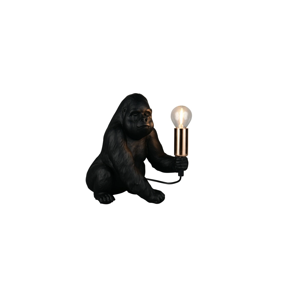 Table lamp Kong monkey black