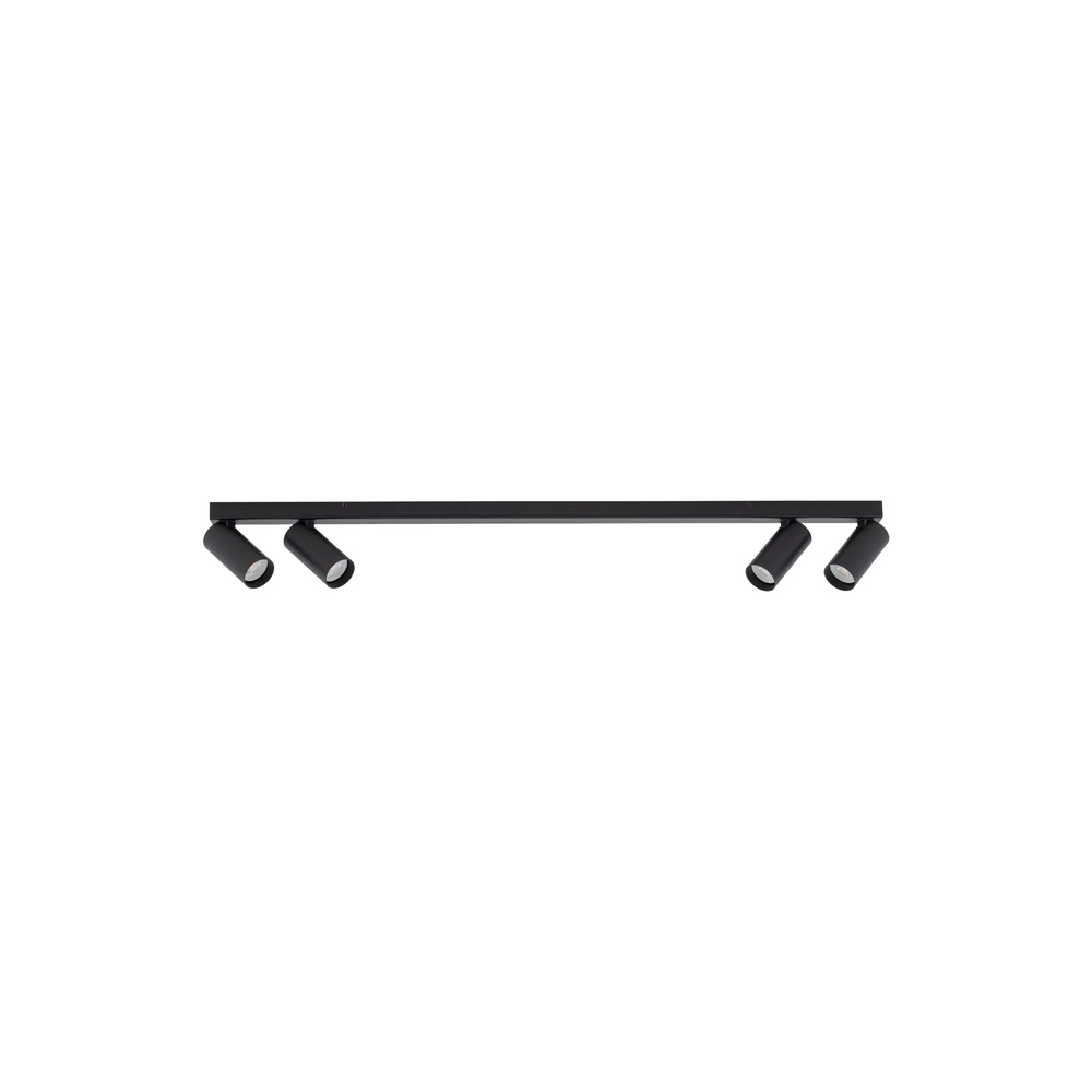 Surface-mounted spot 4x GU10 Fourty Black Lyora 5903139107396