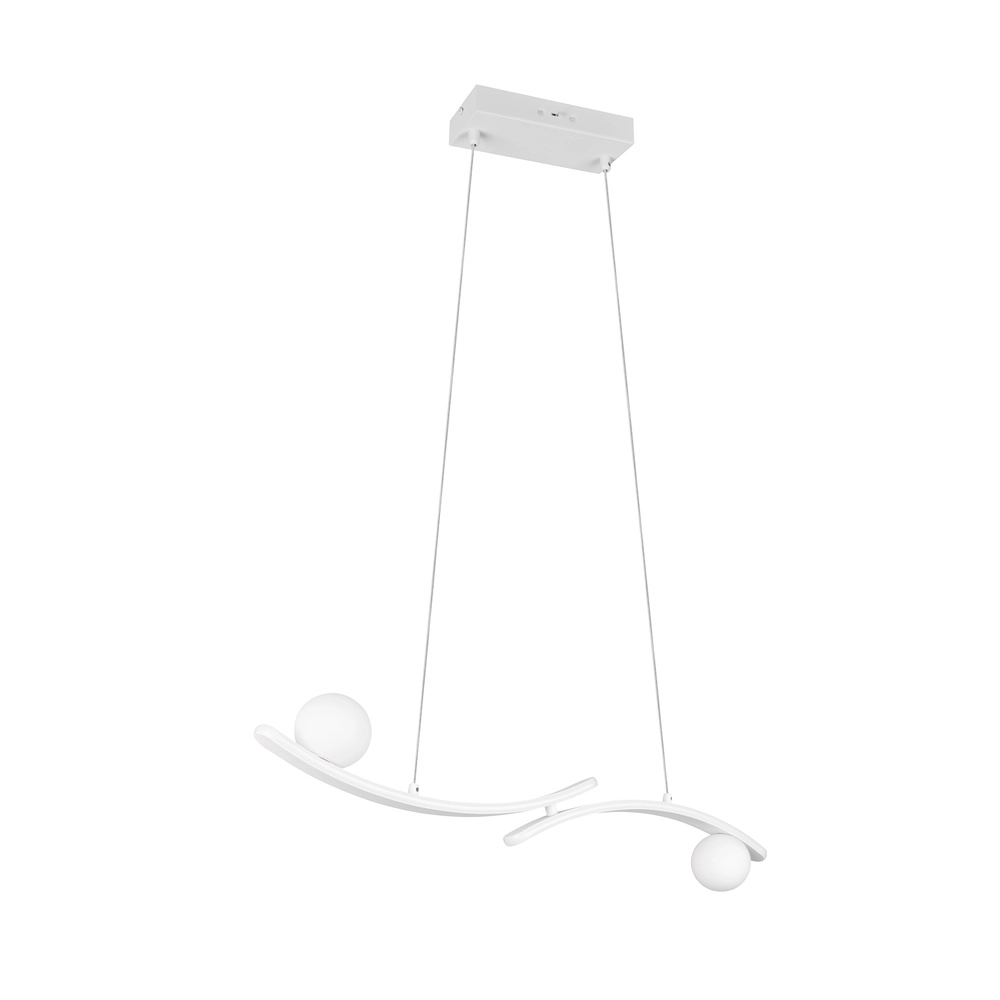 Design pendant lamp Napoli white Trio 4017807683509