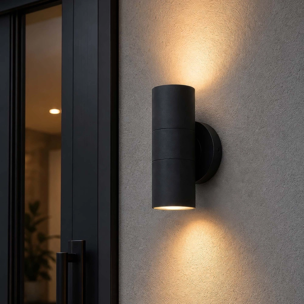 Wall spotlight Haifa Up & Down Black Searchlight 5,05342E+12