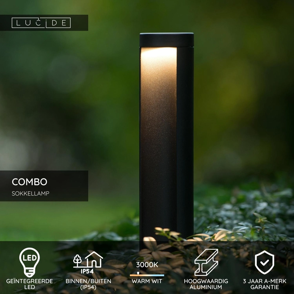 Design path lighting Combo 65cm black Lucide 5411212271303