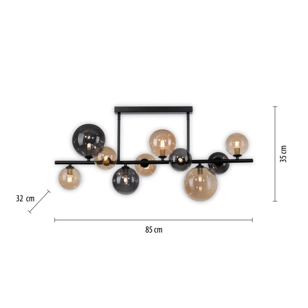 Design ceiling lamp Popsicle 10-light Paul Neuhaus 4012248375518