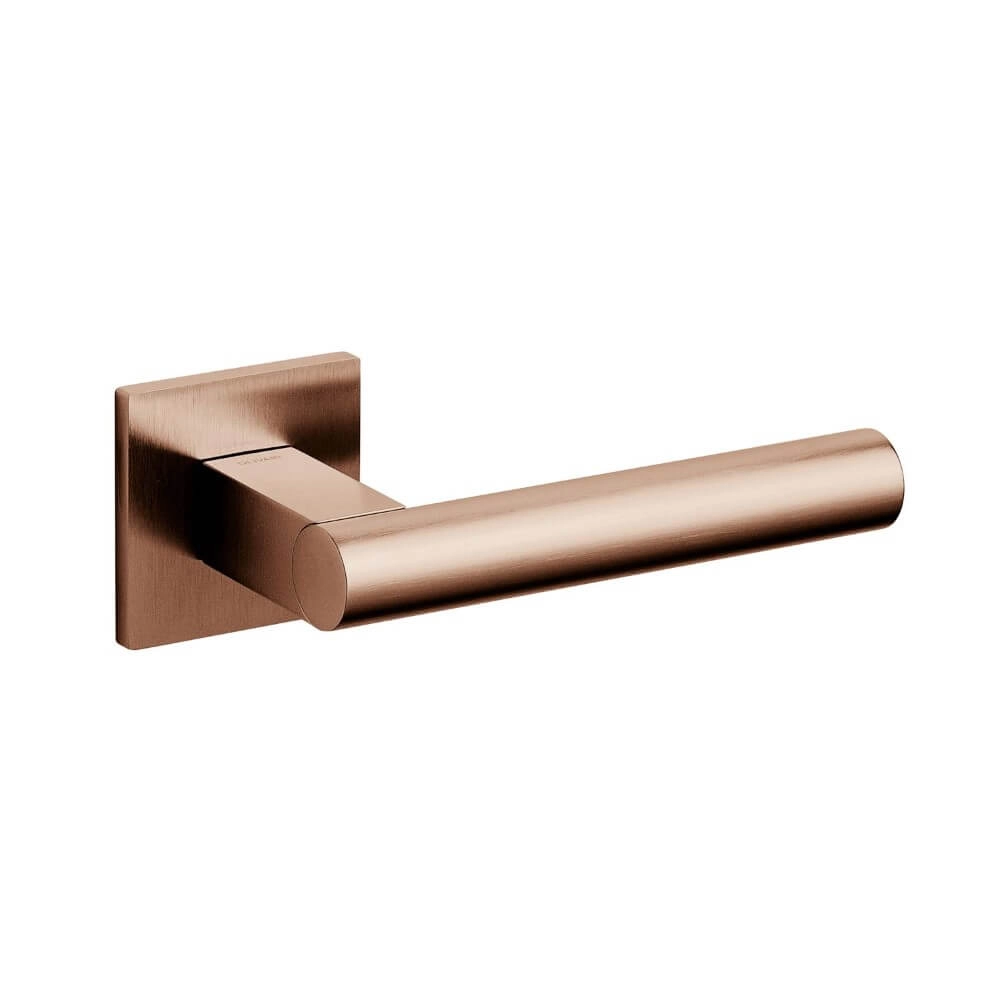 Design door handle Euclide Q Matte copper