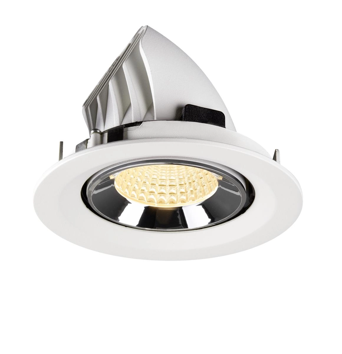Recessed spotlight Numinos Gimble M white/chrome 3000K - 55deg SLV 4024163311786