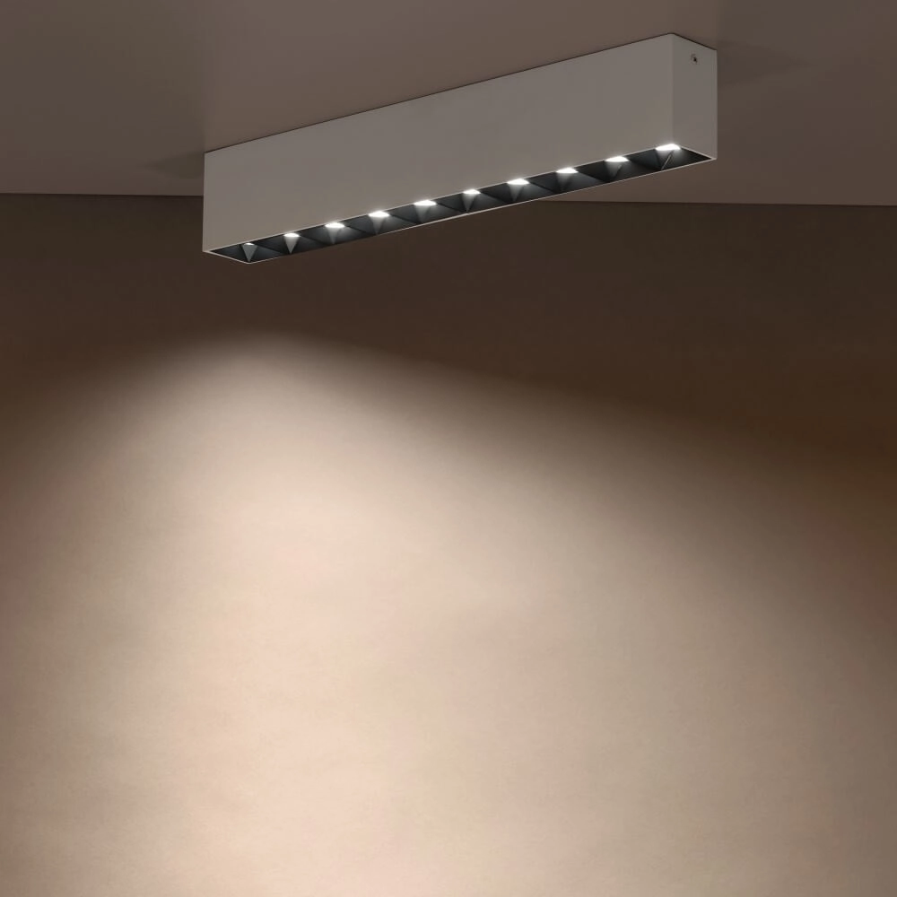White surface-mounted spotlight Midi Led 10x1 LEDs - 3000K Lyora 5903139100502