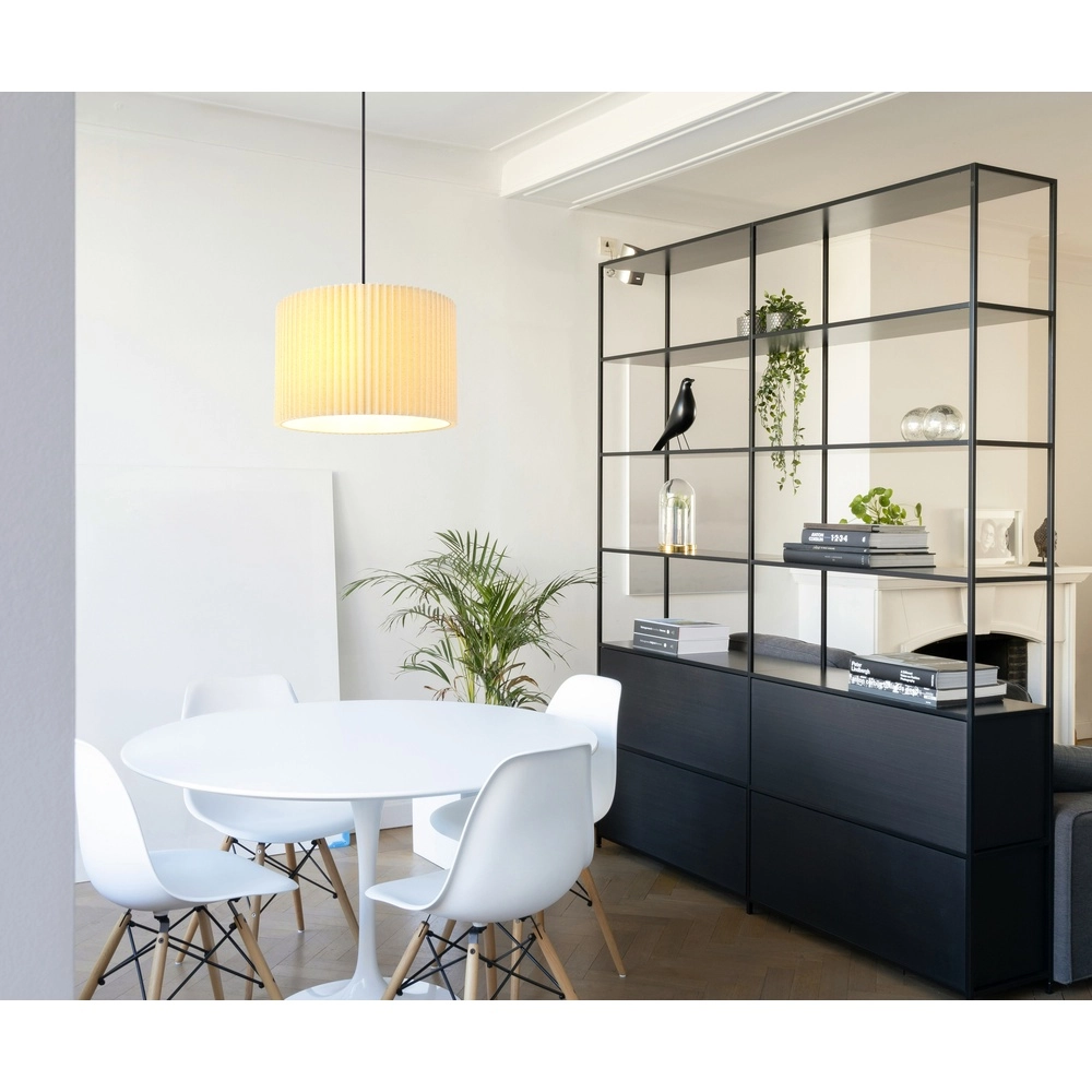 Pendant lamp Page Ø 38cm white with black Globo 9007371533596