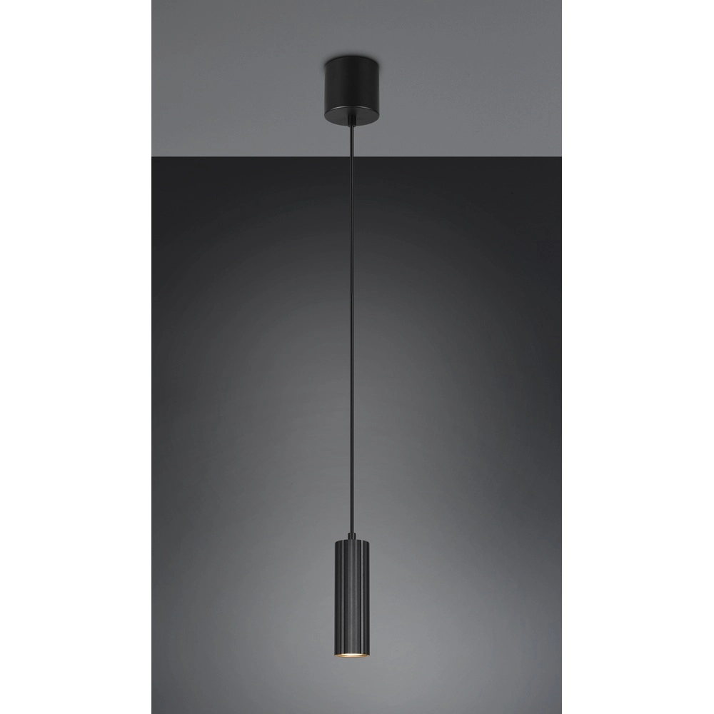 Design pendant lamp Soka Ø 9cm black Trio 4017807658477