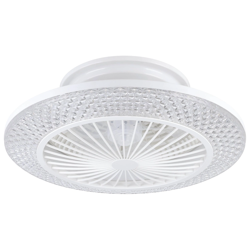 Ceiling fan Malinska white Ø 55cm