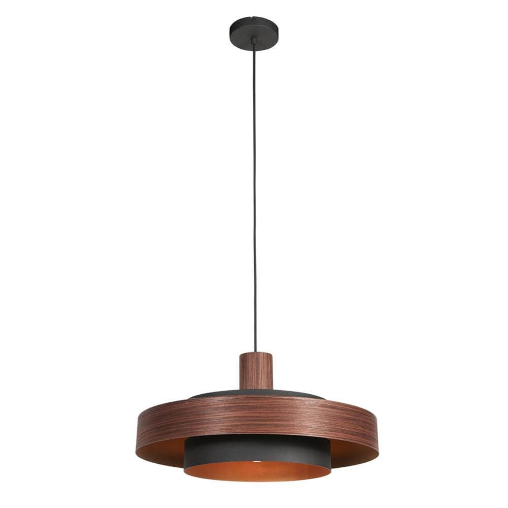 Pendant lamp Flinter Wood look Steinhauer 8712746177725