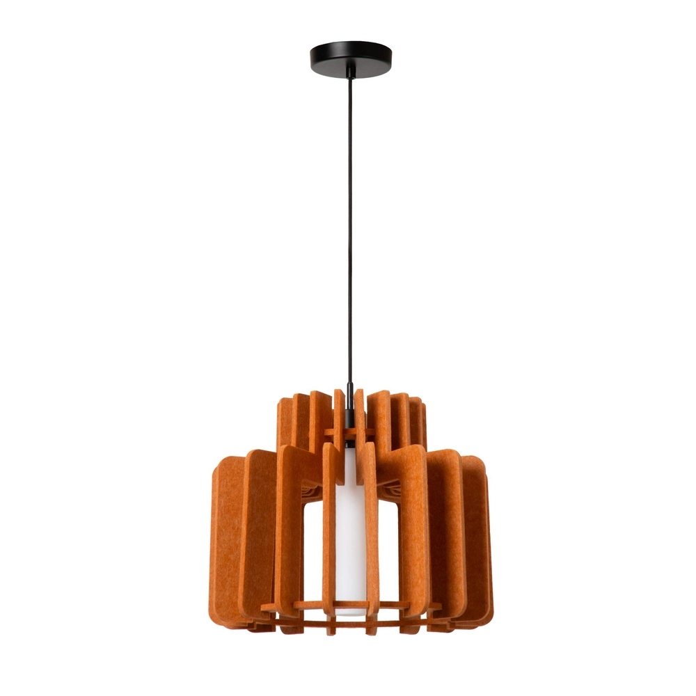 Design pendant lamp Rollo 40cm terracotta