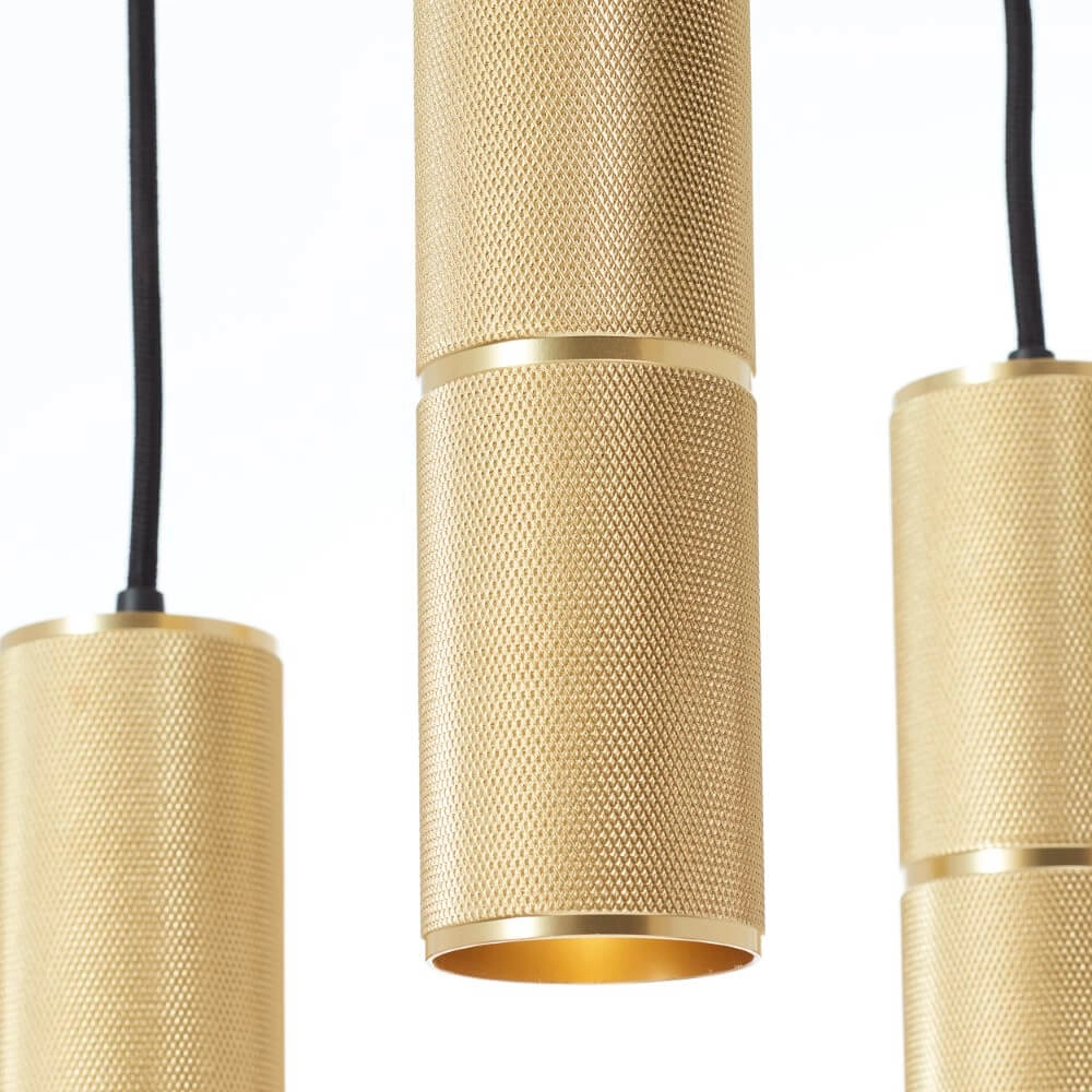 3-light pendant lamp Marty Ø 30cm gold Brilliant 4004353438325