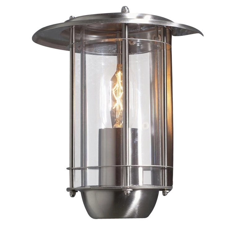 Stainless steel wall lamp Trento