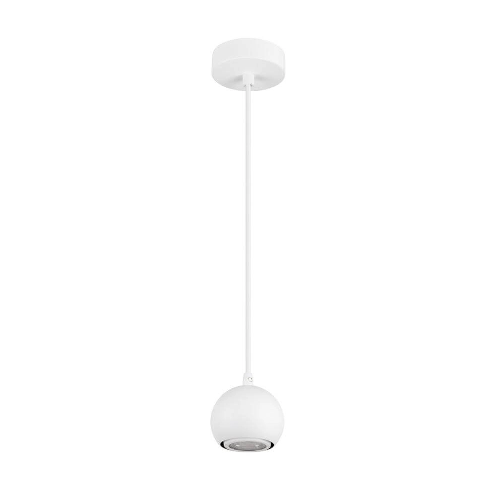 Sleek pendant lamp Light Eye 90 white Ø 9cm SLV 4024163295536
