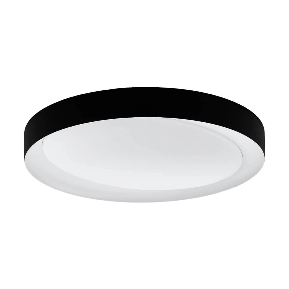 Black ceiling lamp Laurito Ø 49cm