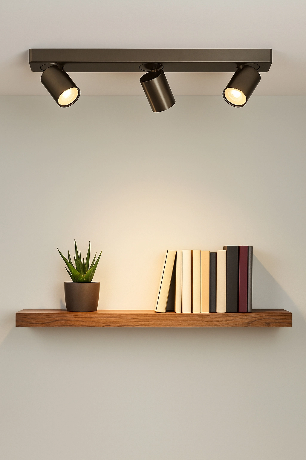 Ceiling lamp Moon 3 rectangular bronze Lyora 5053423311845