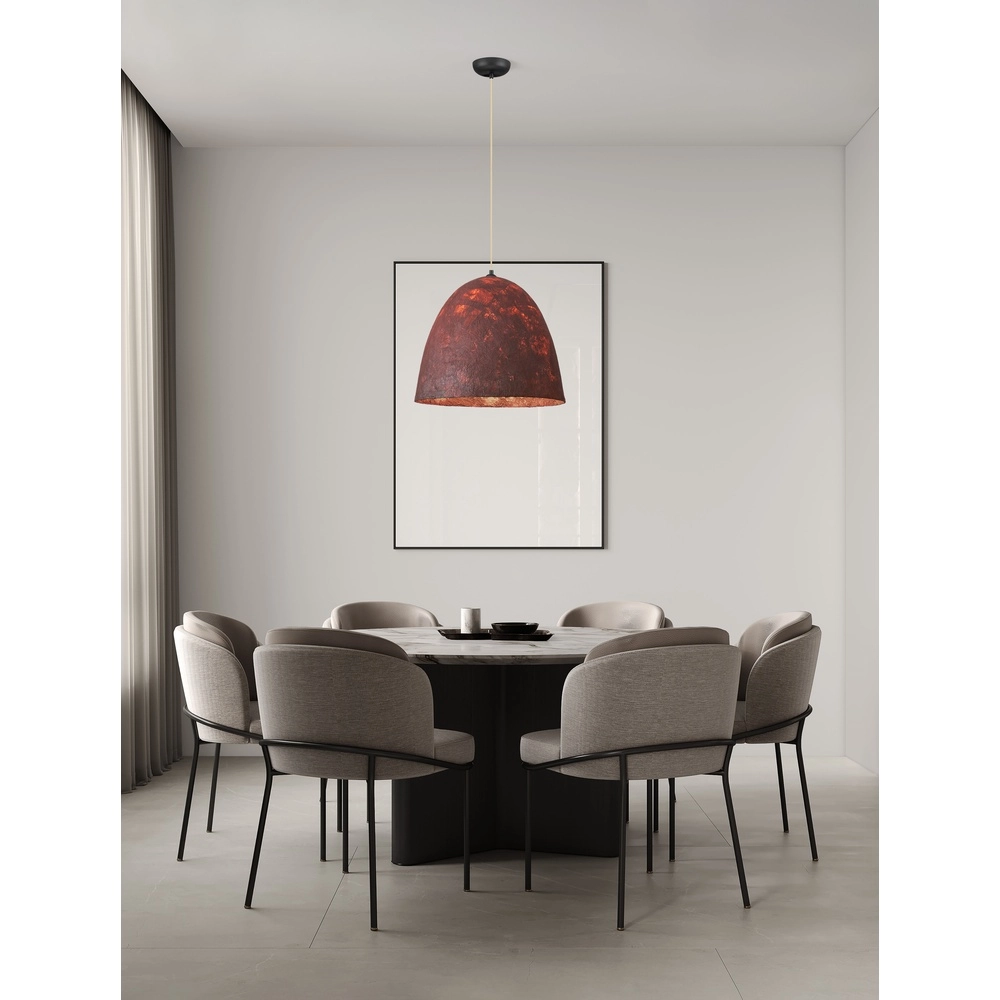 Pendant lamp Solis red Ø 50cm Lyora 5212017477859