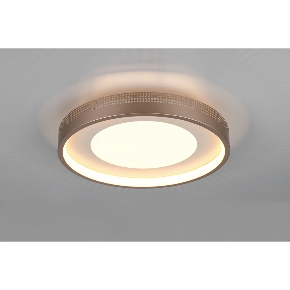 Modern ceiling lamp Solea mocha brown Trio 4017807660975