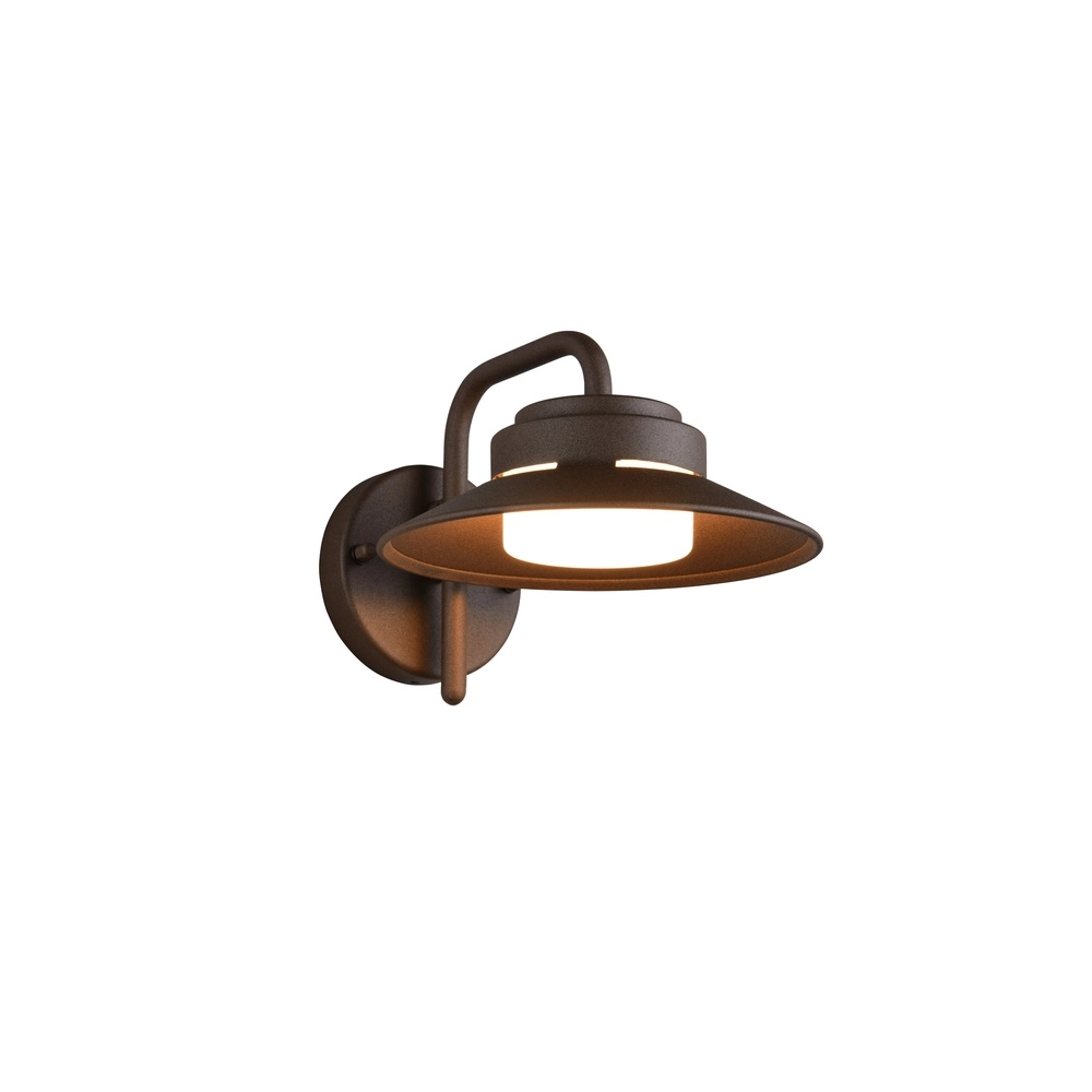 Modern stable lamp Atrato Rusty brown Trio 4017807691276