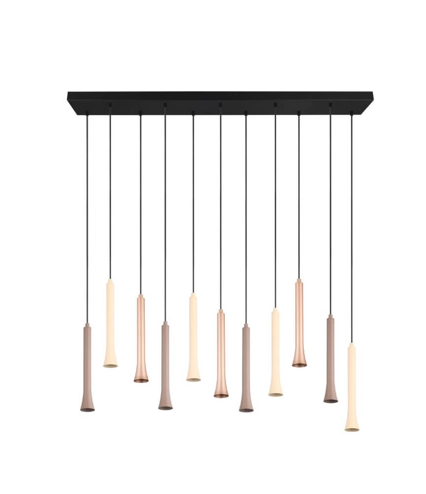 Multi pendant lamp Fiato 115x34cm Trio 4017807616705