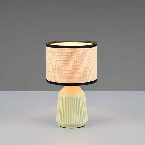 Table lamp Formentera Ø 16cm green Trio 4017807692068